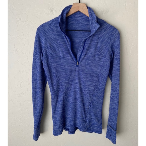 Lululemon Kanto catch me 1/2 zip pullover blue 6 - Picture 8 of 13